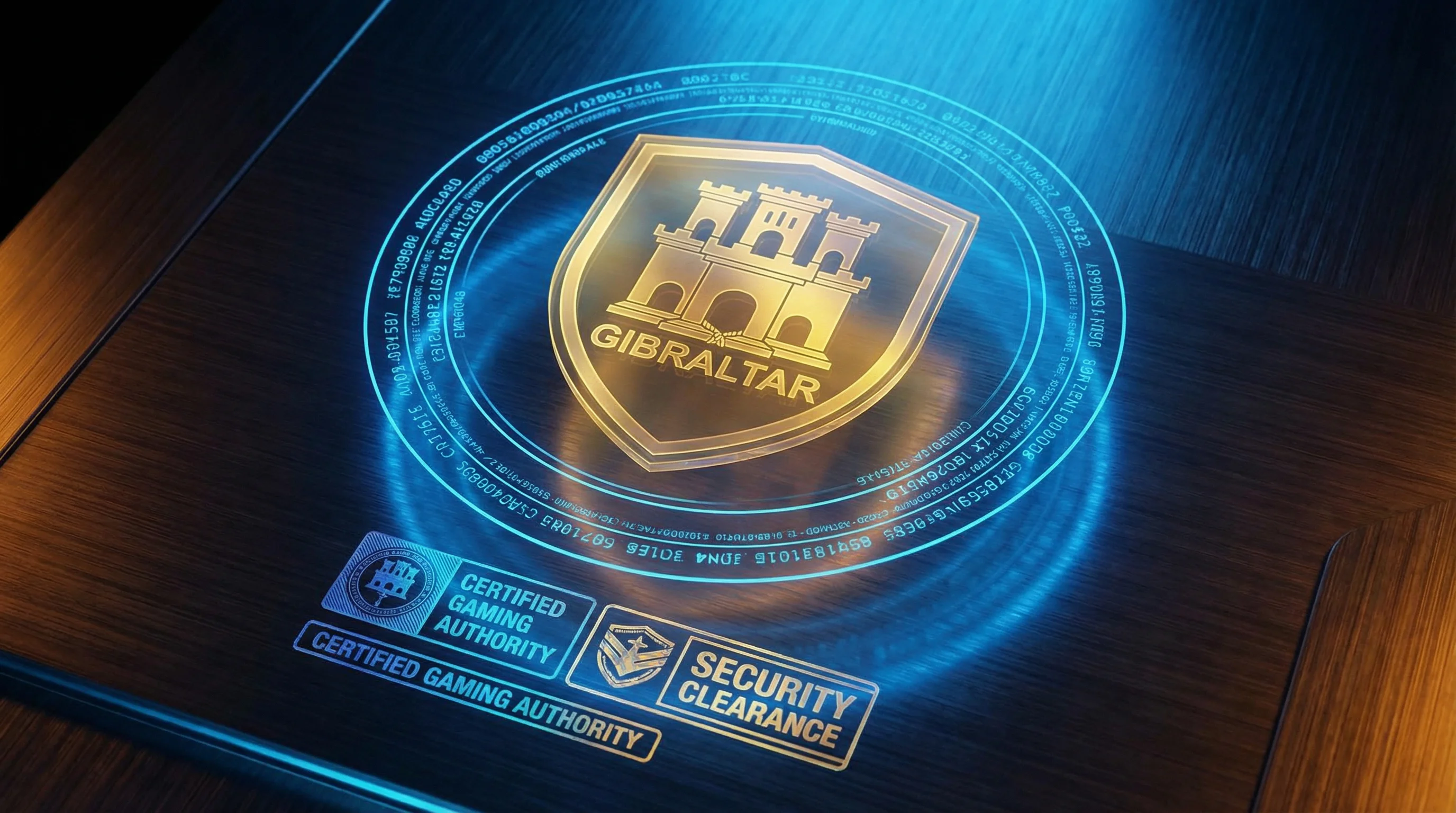 巅峰国际直布罗陀博彩委员会认证徽章